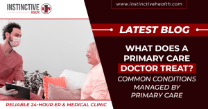 Primary care doctor treating common health conditions.