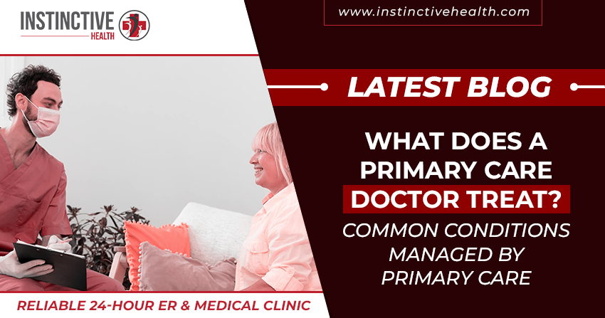 Primary care doctor treating common health conditions.